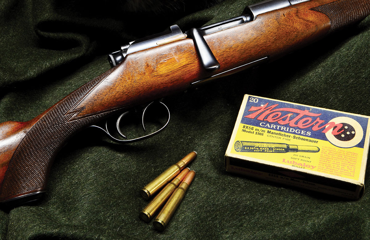 Dubbed the “gentleman’s rifle” early on, Mannlichers never lost their mystique. At one time, most American ammunition companies loaded 8x56 M-S, but only Western resumed manufacture after 1945. However, it was gone within a few years.